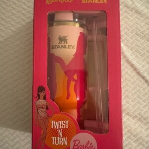 Stanley Barbie Twist N Turn Tumbler - Pink and Orange